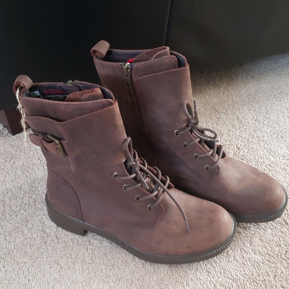 Kodiak leather boots new